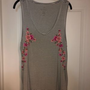 American Eagle Soft and Sexy Striped Tank